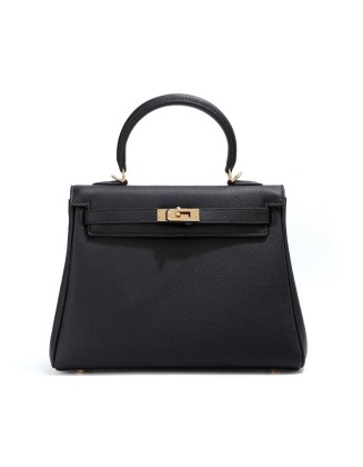 Premium Cowhide Leather Luxury Commuter Shoulder & Handbag