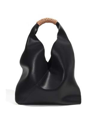 Large-Capacity Niche Luxury Genuine Leather Tote Bag for Women