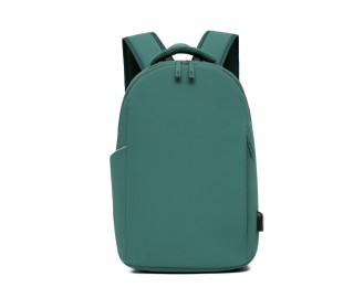 Minimalist Casual Solid-Color Nylon Large-Capacity Backpack